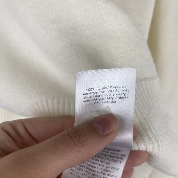 B Young Women's Pullover Sweater Bymalea Crewneck Jumper Size S ? Puff Sleeve - Picture 4 of 8